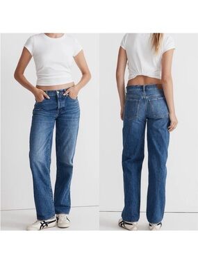 Madewell Petite Low-Slung Straight Jeans Women’s Size 27P